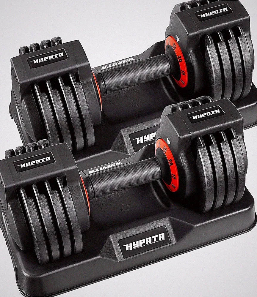 25 Lbs Pair Adjustable Dumbbell Set, Adjust Dumbbell Weight for Exercises Pair