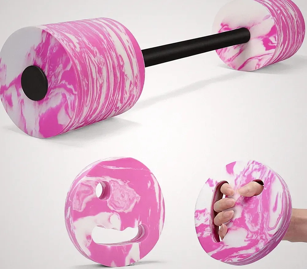29.3’’ Swimming Barbell with Water Exercise Discs Swim Dumbbell High