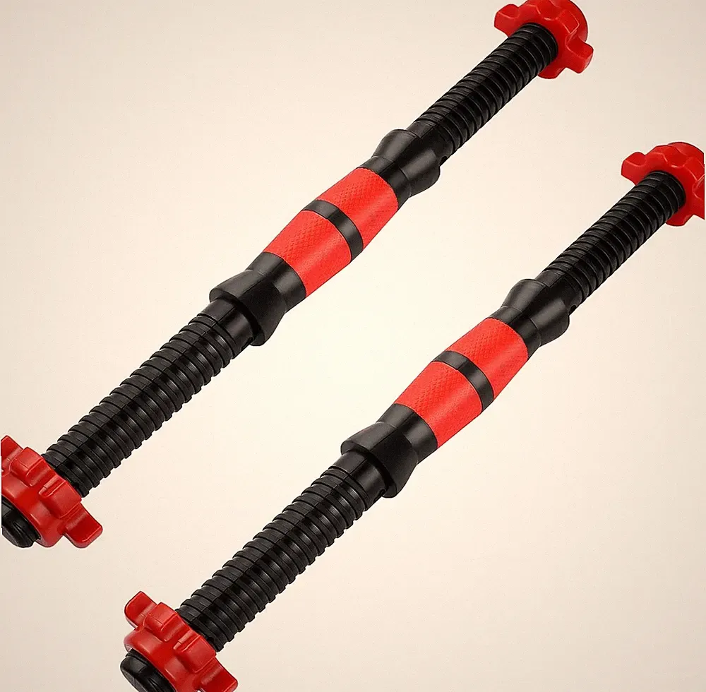 2pcs 40cm Dumbbell Bars Durable Dumbbell Bars Barbell Handle Dumbbell