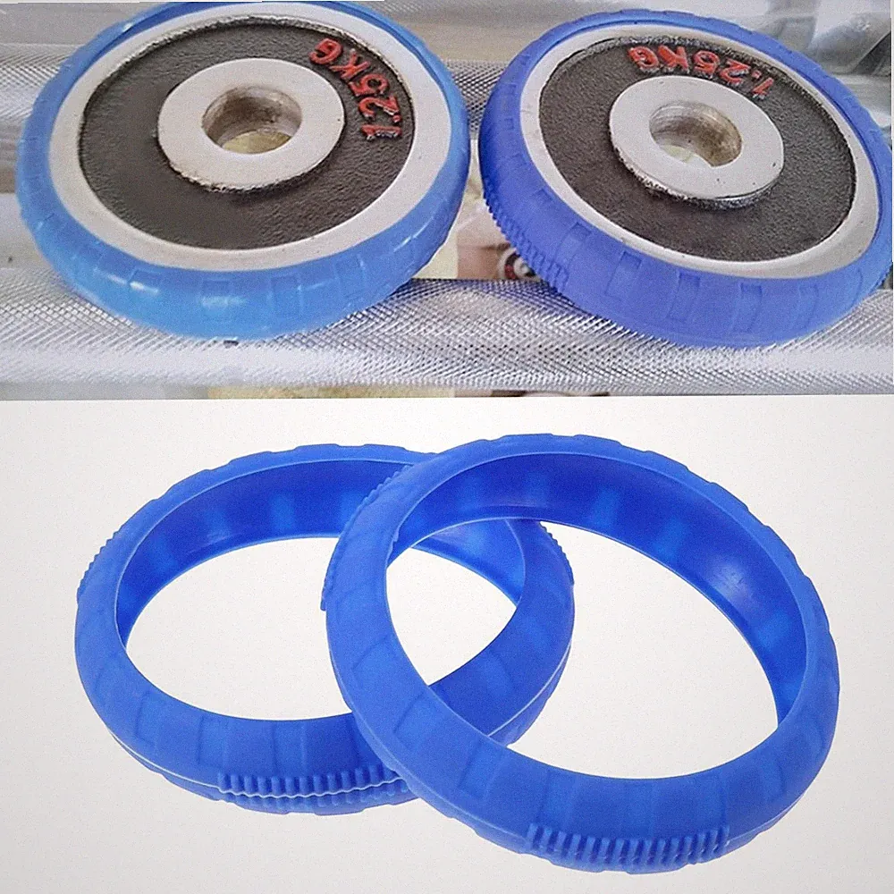 2Pcs Dumbbell Blue High Elastic Non Slip Easy Use Impact Protection Gifts Rust