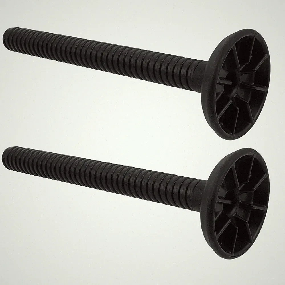 2Pcs Easy Install Dumbbell and Barbell Replacement Connector Bars for Home Use