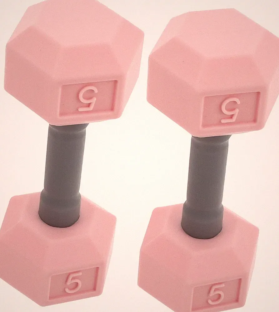 2pcs Mini Dumbbells for Boy Girl Lightweight Silicone Weights Set for Home
