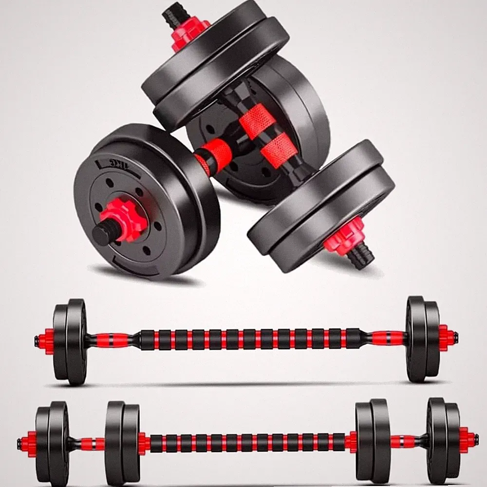 3-in-1 Adjustable Dumbbell Set: Non-Slip Design for Safer Home Workouts, 20lbs