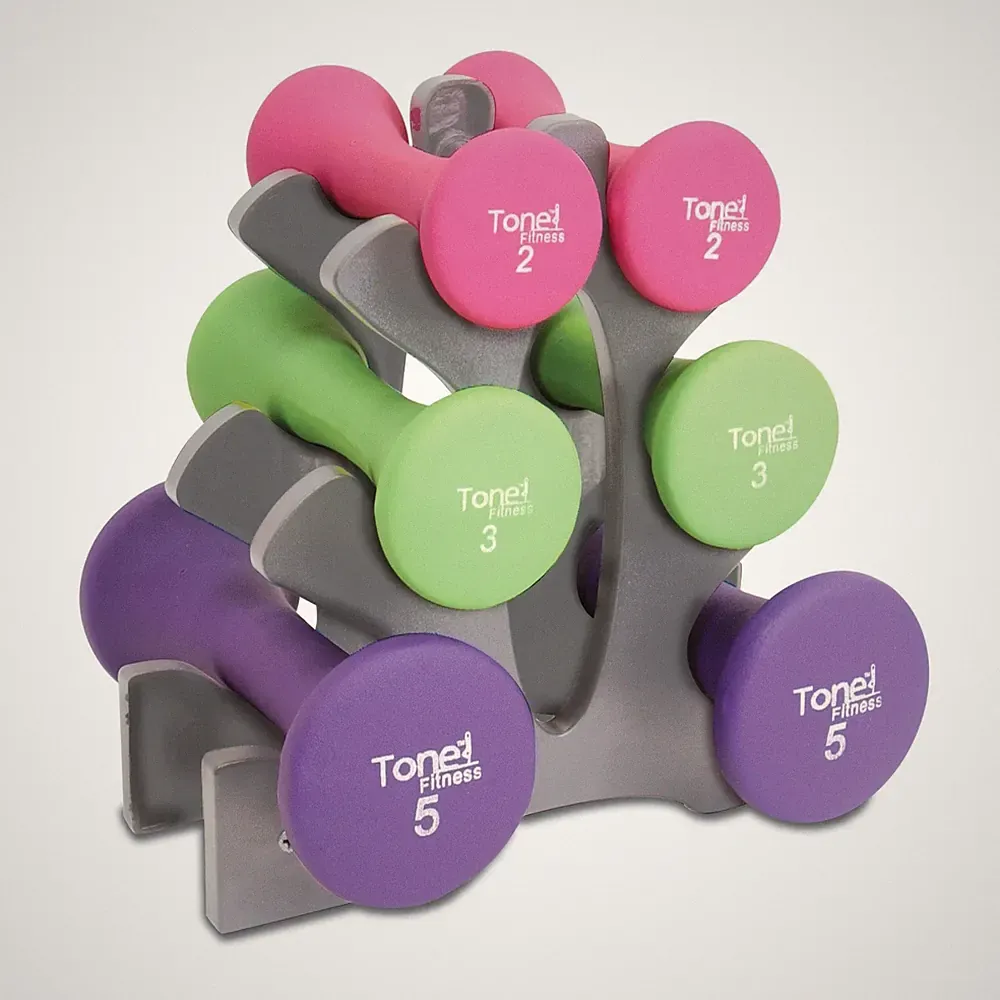 3 Pairs of Dumbbells Set - Adjustable Weights for Home Gym, Strength Training