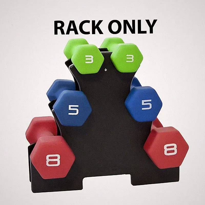 plastic dumbbell rack