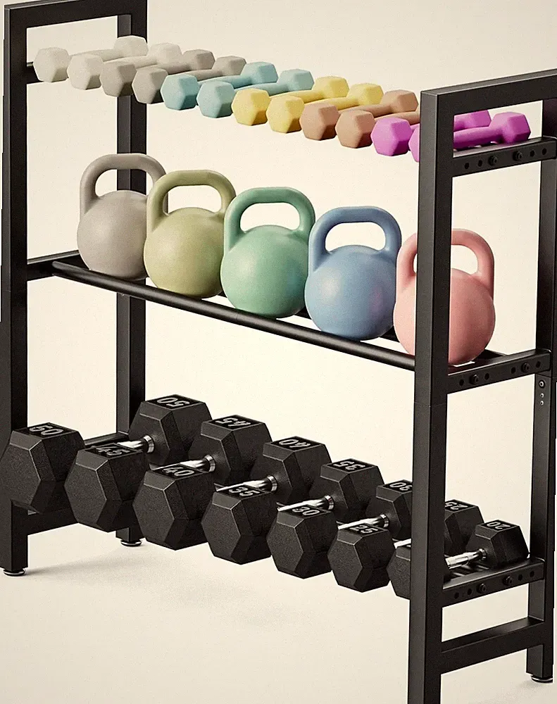 3 Tier Dumbbell Rack, Weight Rack for Home Gym