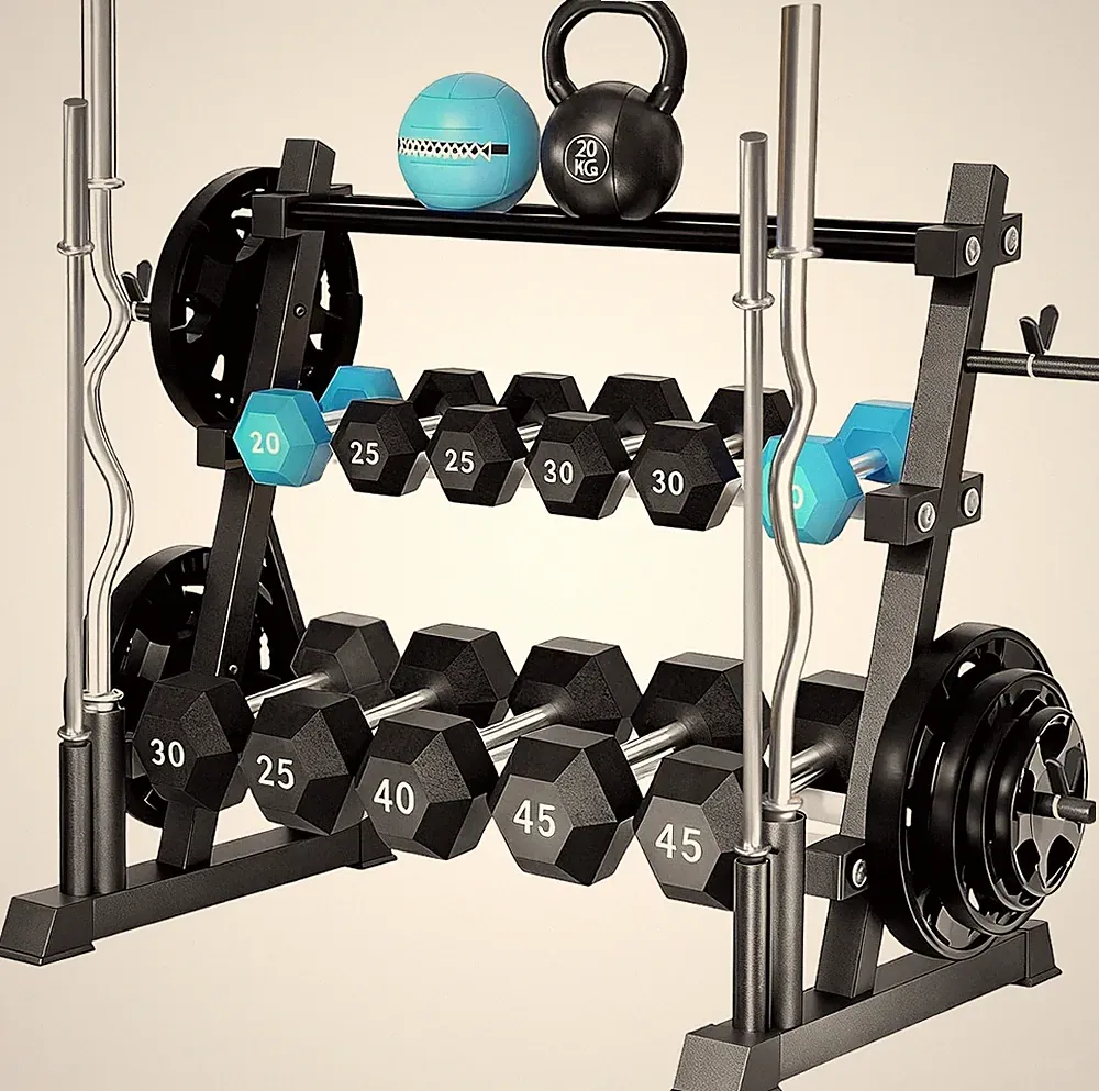 3 Tier Dumbbell Rack,Weight Storage Rack,1200LBS Multifunctional Weight Stand..