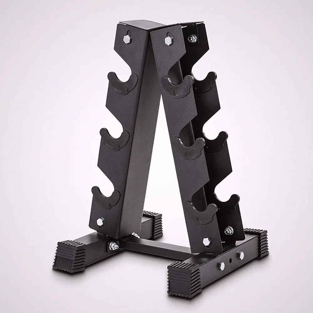 3 Tier Steel Weight Rack for Dumbbells Suitable for Home Gym Accessories