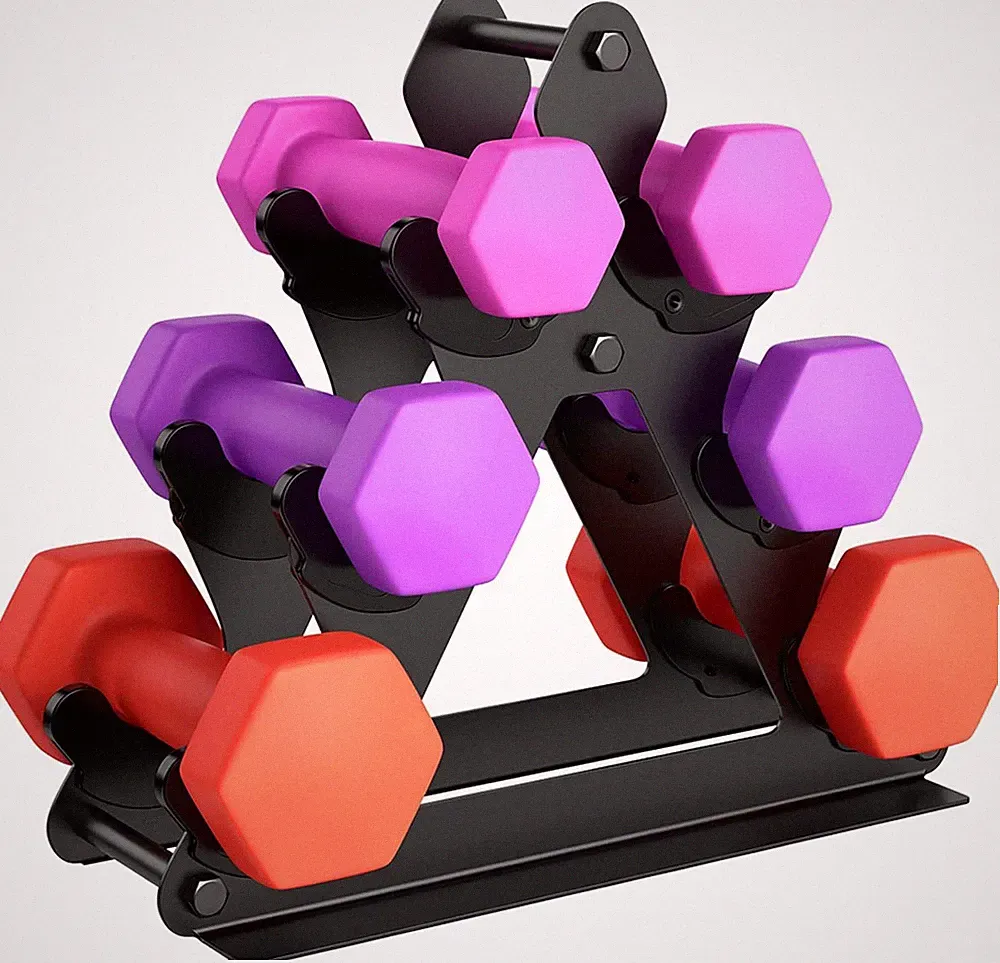 compact dumbbell rack small