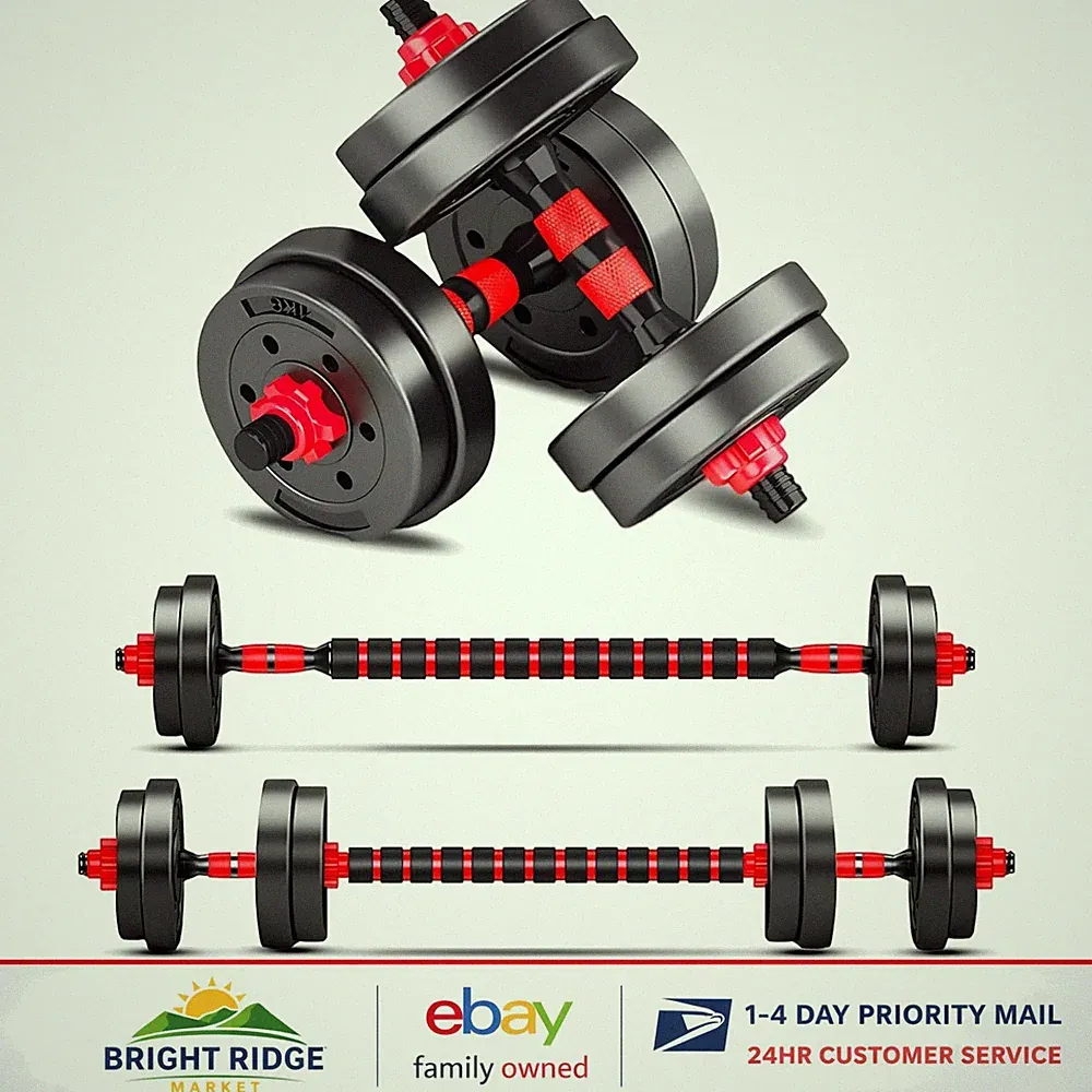 30 lbs Adjustable Weights Dumbbells for Home Gym - Versatile Fitness Equipment