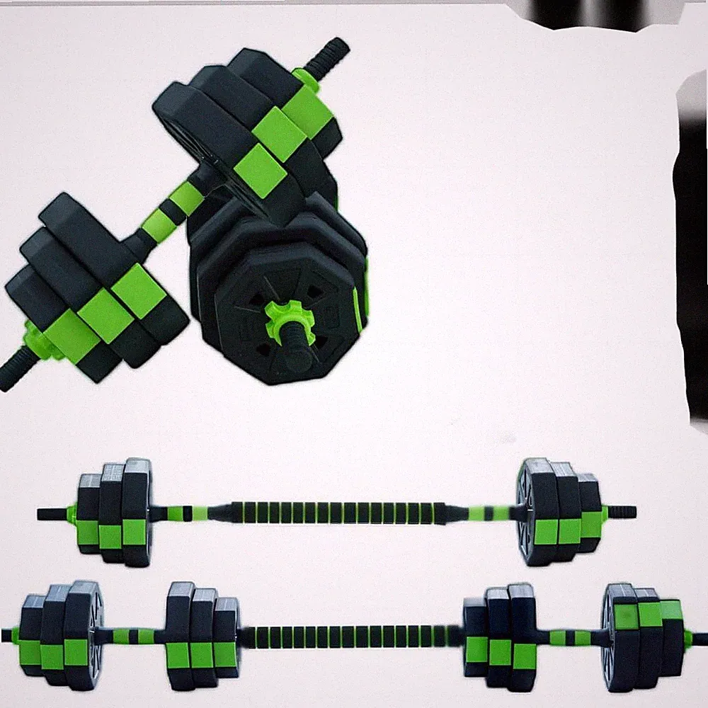 30LBS Weight Dumbbell Set 2 In1 Adjustable Used As Dumbbell Barbell for Home Gym
