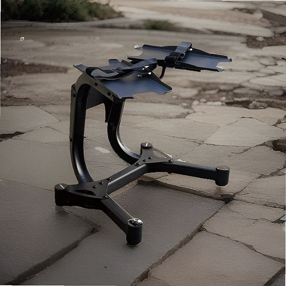 330LBS Adjustable Double Dumbbell Rack Stand Metal Dumbbell Holder Weight Rack