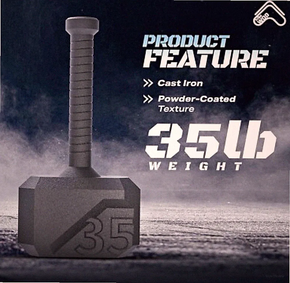 35 lb TribeWOD Thor’s Hammer Kettlebell