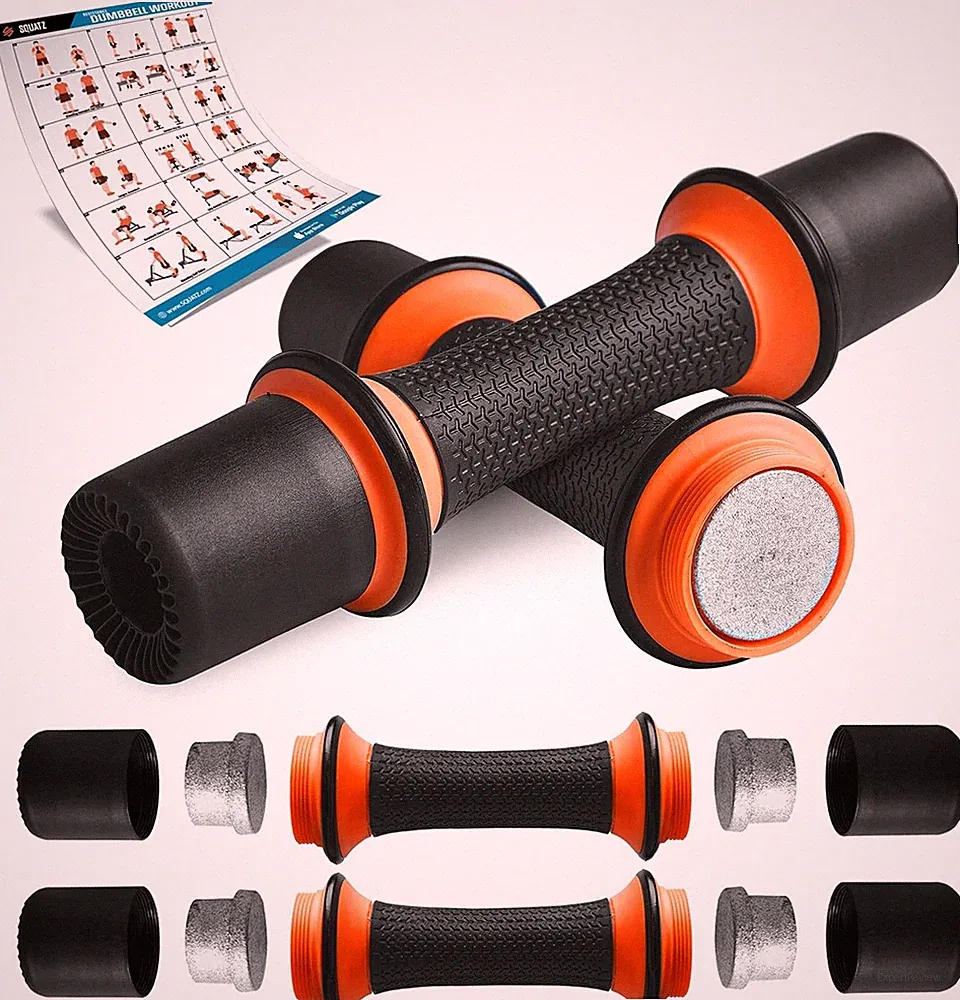 4.41 lbs. Dumbbell Weight Set - Adjustable Weight All-in-One Versatile