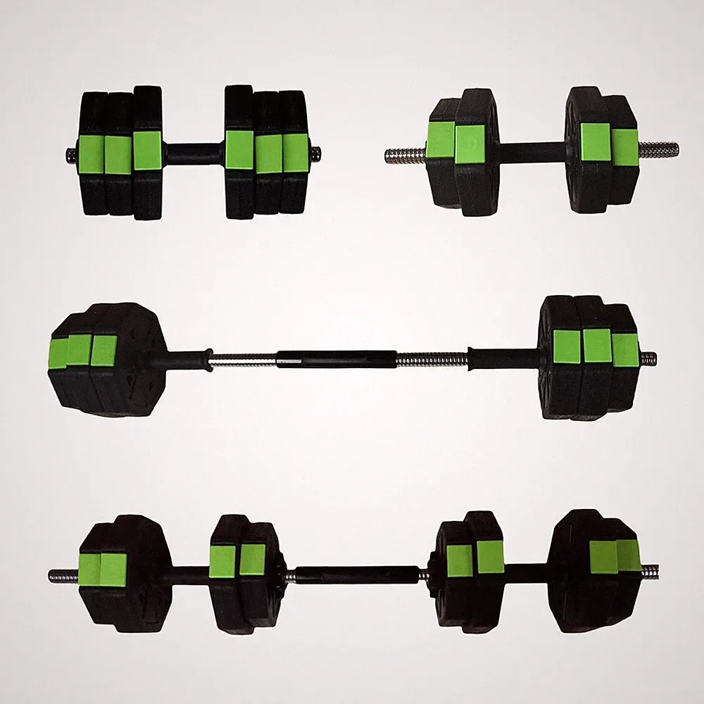 4 in 1 Adjustable Dumbbell Set 30 LBS Free Weight Set Strength Training Home