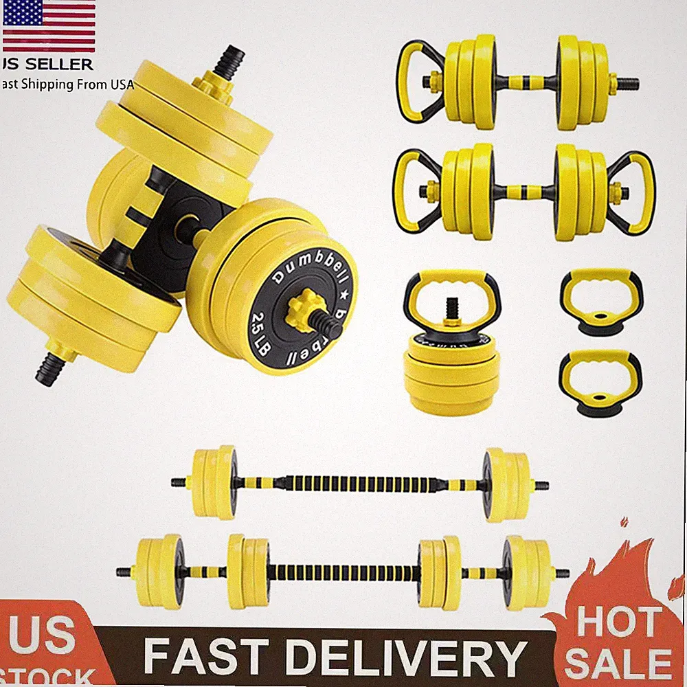 4-in1 Multifunctional Free Weights Adjustable Dumbbell Set for Strength Training