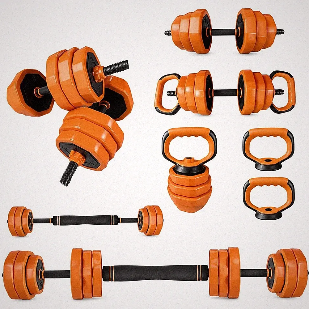 4 In1 Weight Adjustable Dumbbells Set Used, 66/88Lbs Free Weight Set w/Connector