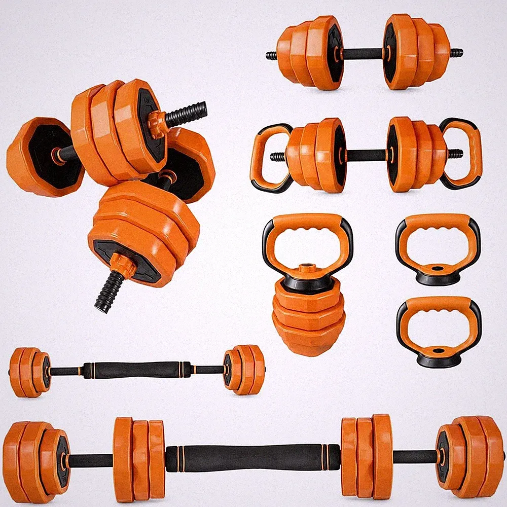 4 In1 Weight Adjustable Dumbbells Set Used, 66/88Lbs Free Weight Set w/Connector