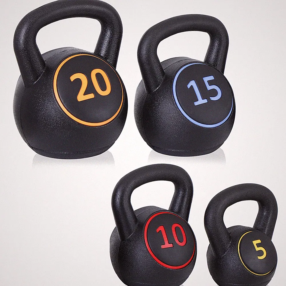 4 PCs Kettlebell Weight Set High Quality Full-Body Strength Training Equipment