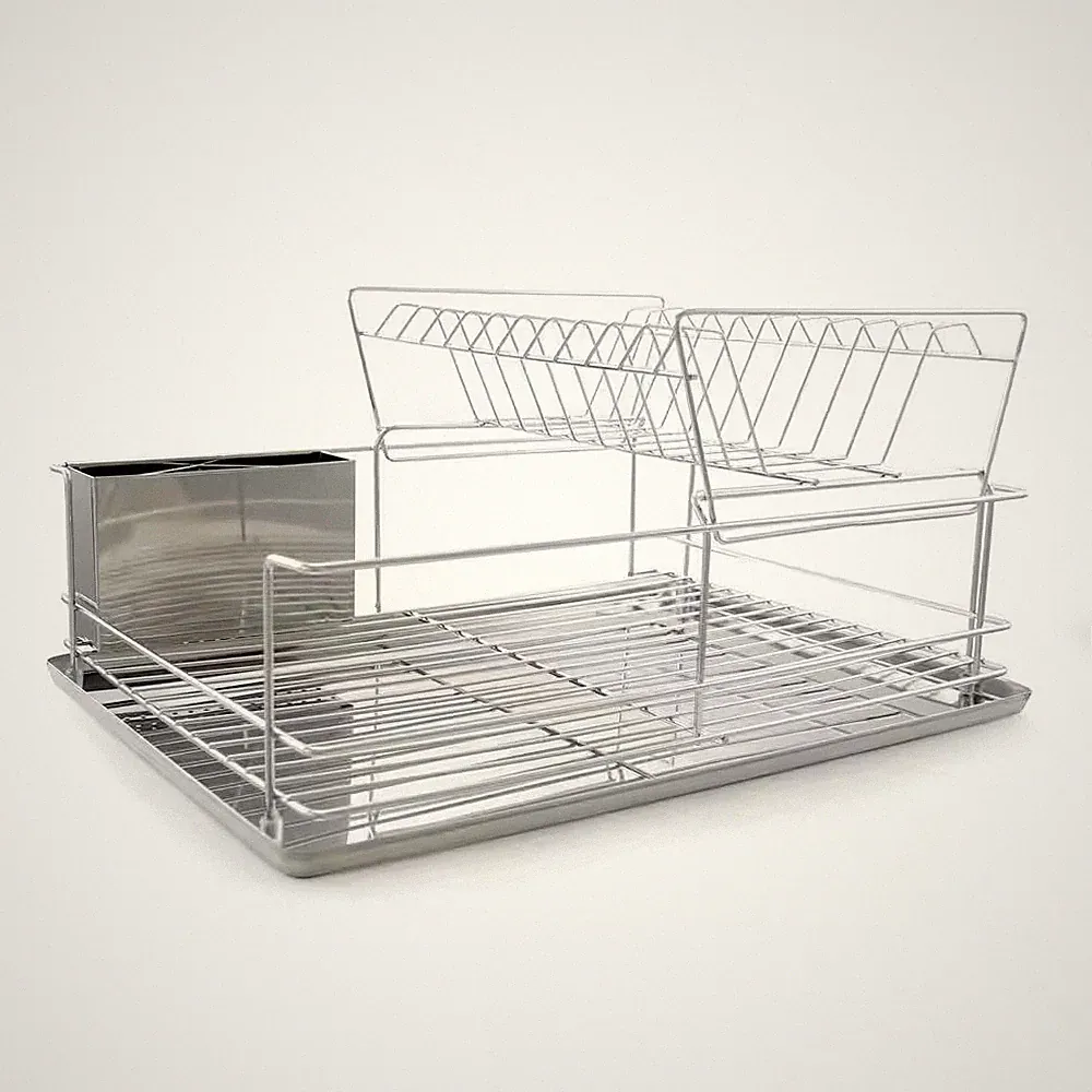 4-Piece 18.5 In. Dish Drying Rack Set Free Shipping New