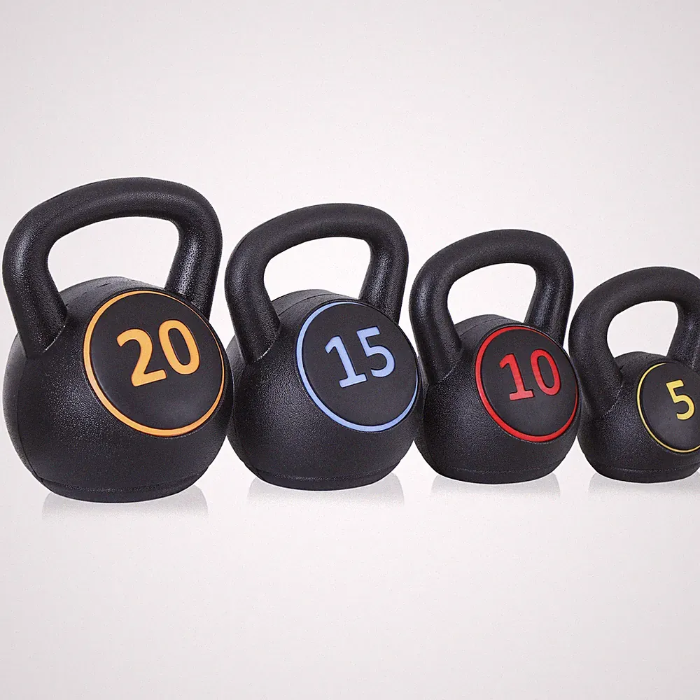 4 Piece Kettlebell Sets Strength Training Kettlebell Wide-Grip Weight Set