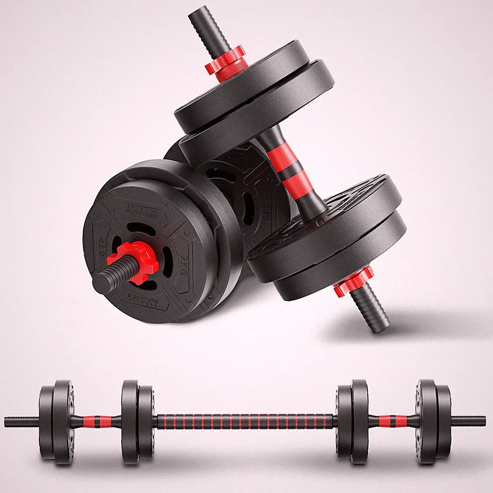 40lbs 2in1 Adjustable Dumbbell Set, Multi-Functional Changeable Dumbbell and...
