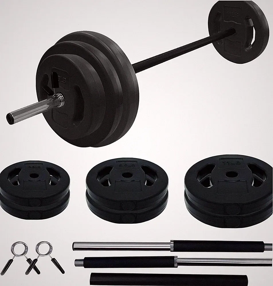 40Lbs Adjustable Barbell Weight Set for Home Gym Workout Strength Training