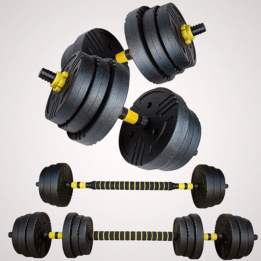 44 Lbs Adjustable Dumbbell Set with Connector for Home Gym