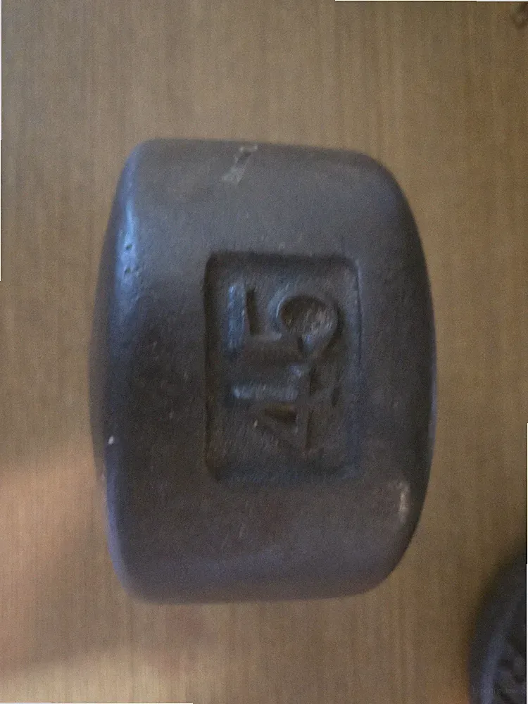 45 LBS YORK DUMBBELL BLOB STRONG MAN