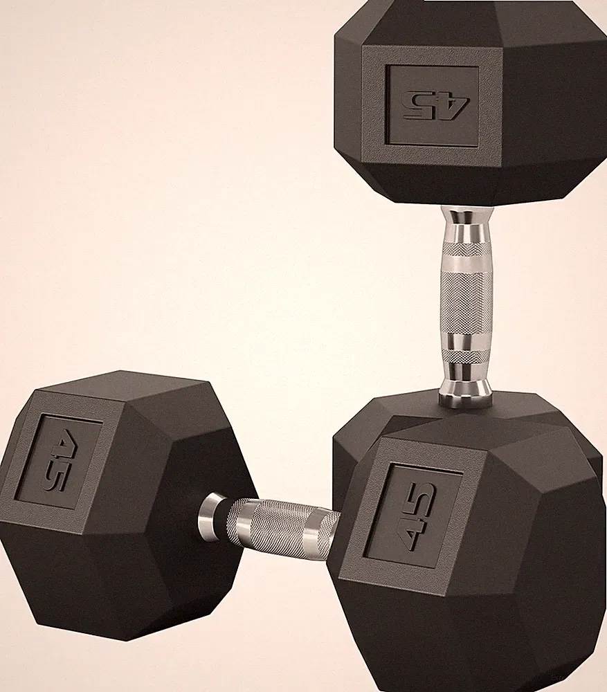 dumbbells rubber covers