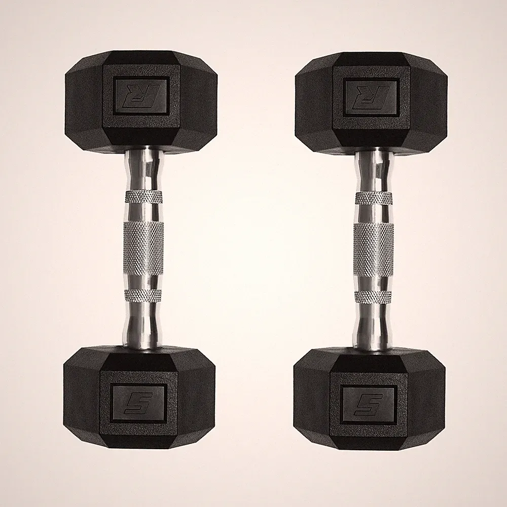 5-650 LBS PVC Encased Hex Dumbbell Sets with Optional Rack for Home Gym, Hand...