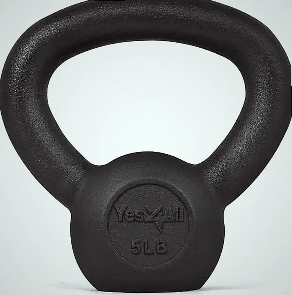 5-80 Lbs Cast Iron Kettlebell for Dumbbell Weights Exercises, Gym, Home Workout