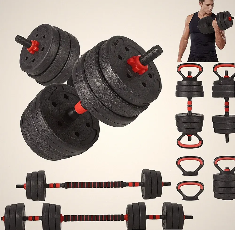 5-In-1 Adjustable Dumbbells Set - Space-Saving Home Gym Equipment for All