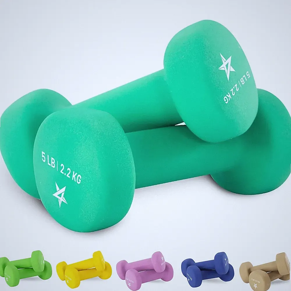 neoprene dumbbells 5 lbs