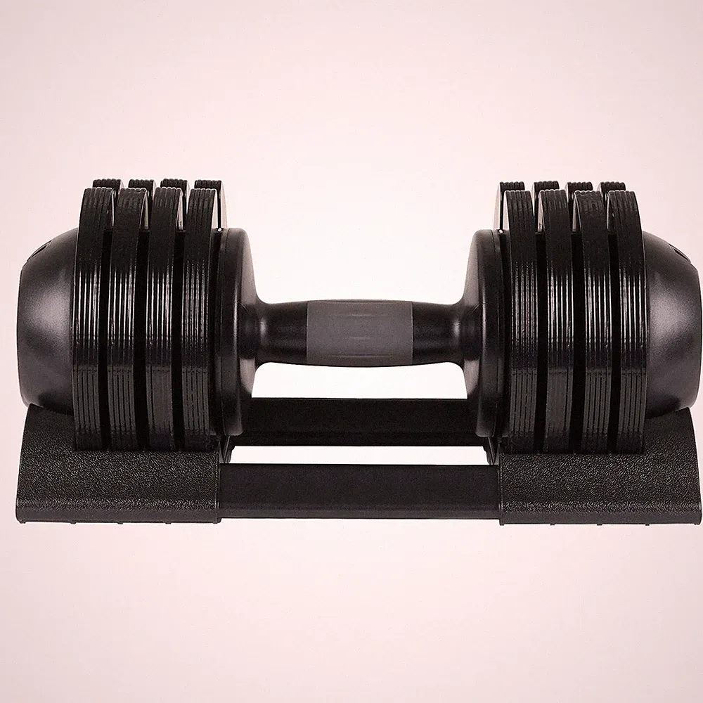 52LBS Adjustable dumbbell steel and plastic