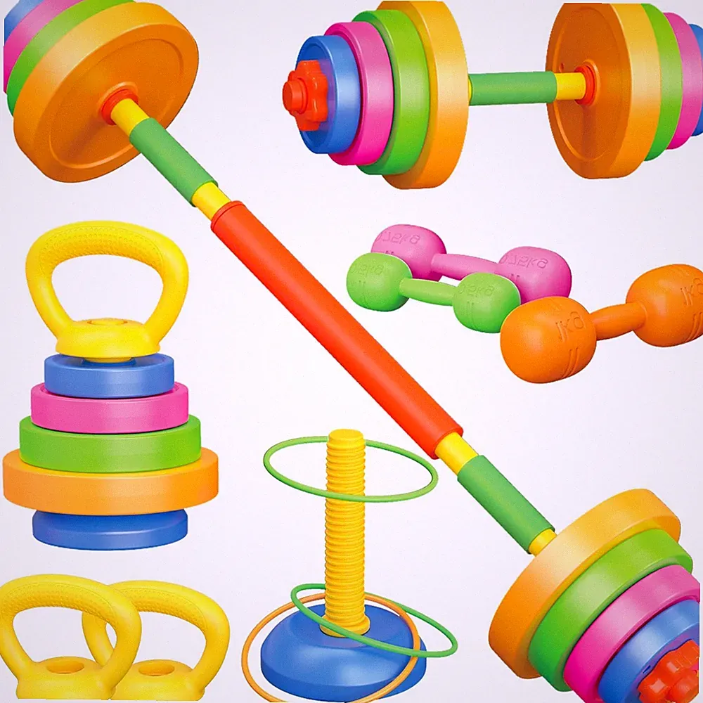 6-in-1 Kids Weight Set, Kids Workout Equipment, Kid exercise equipment Toys |...