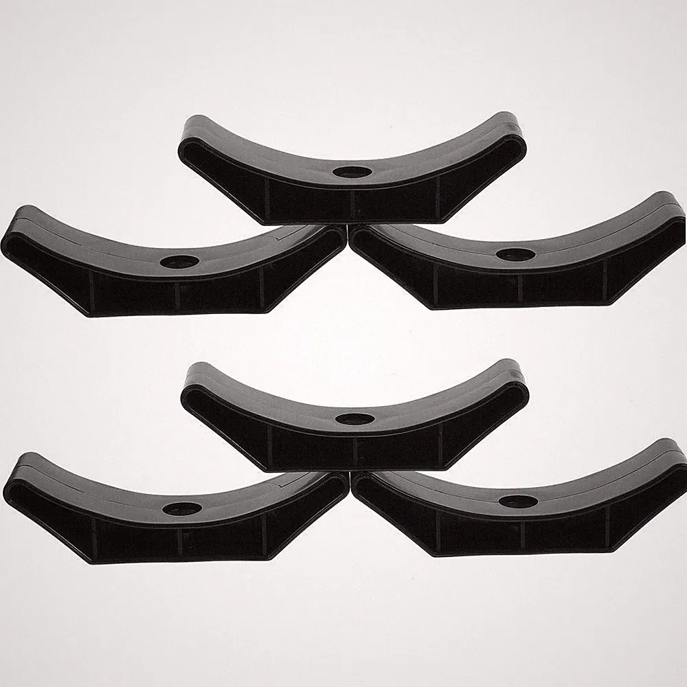 6 Pcs Dumbbell Stand Barbell Display Rest Holder Hollow Fitness