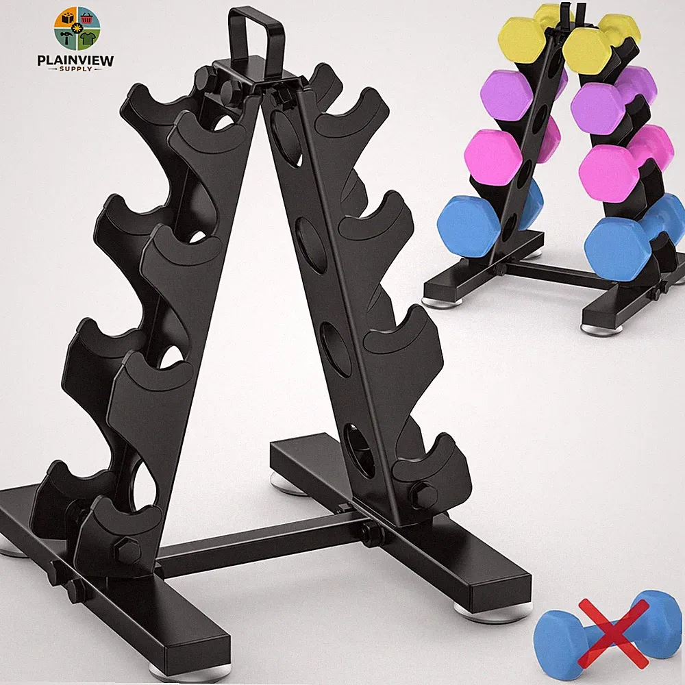 6-Tier|5-Tier|4-Tier Dumbbell Rack Stand Only, Weight Rack for Home Gym Storage