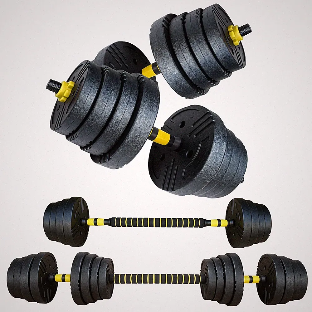 66 lbs Adjustable Dumbbell Set with Connector for Home Gym