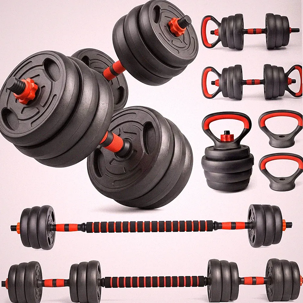 66LB Adjustable Dumbbell Set,Convertible Weights,Dumbbells, Barbell, Kettlebells