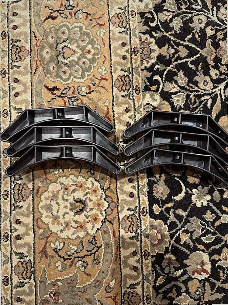 6pcs Dumbbell Rack Sturdy Weight Organizer for Home Gym Material Plastic NWT