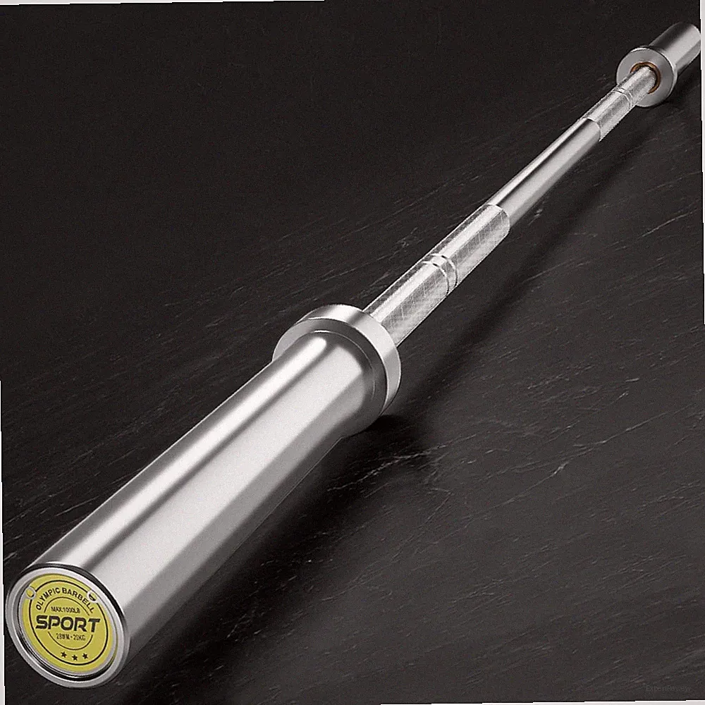 7' Olympic Barbell 100 LBS Capacity for Weightlifting Squats Deadlifts Press