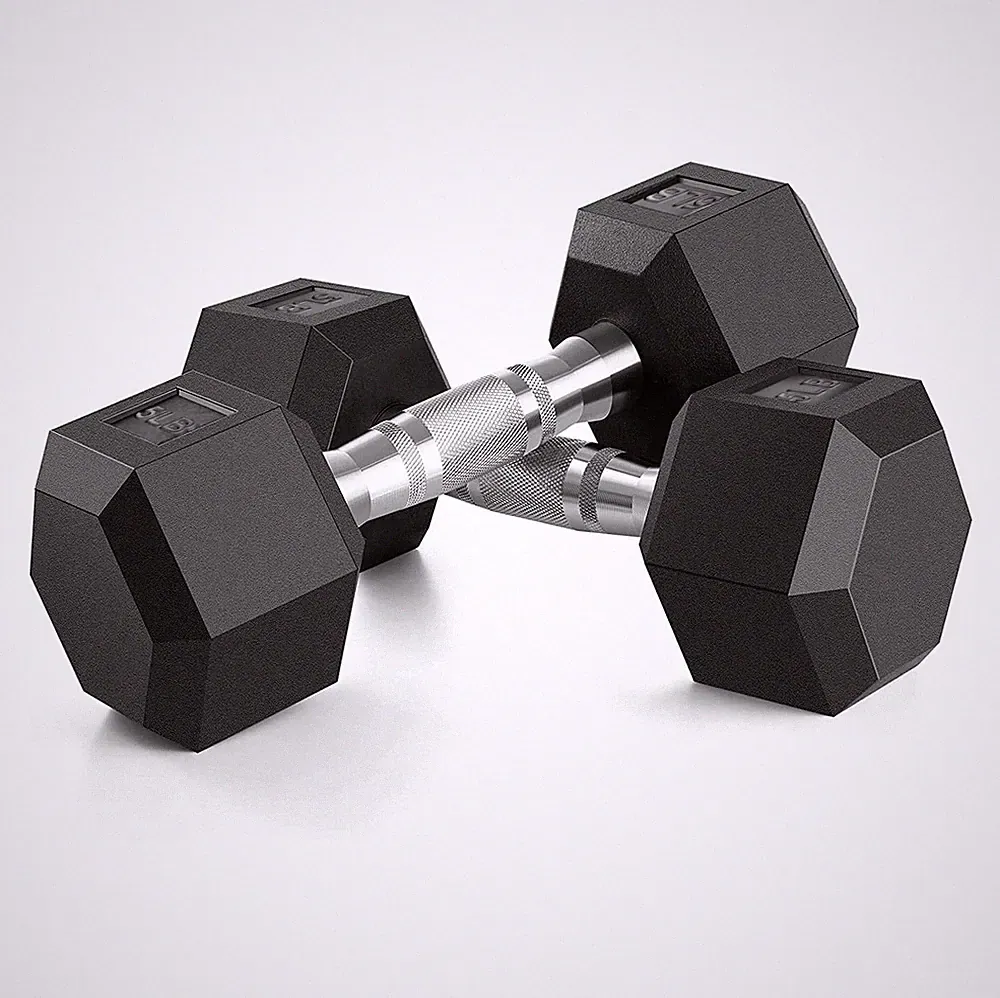 8 Colors Options with Set of 2 Dumbbell Weight, Anti-Slip, Anti-roll, Hex Shape