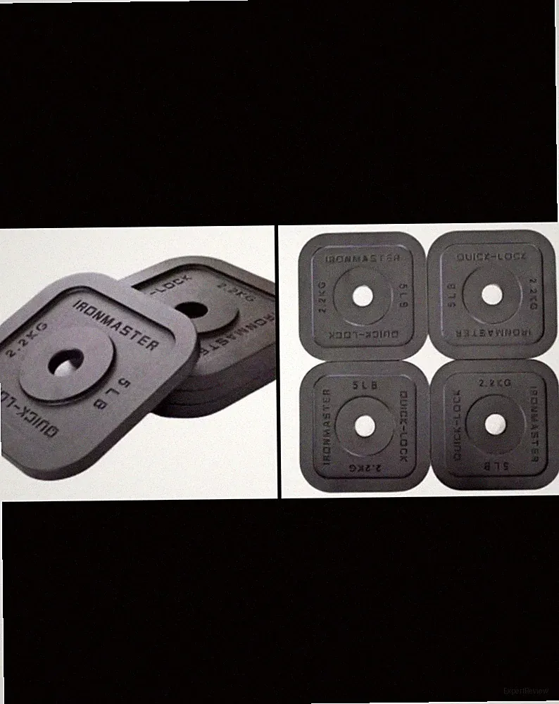 (8) Ironmaster LOT 5 Pound Weights Plates SET Quick-Lock - (40) LBS TOTAL WEIGHT