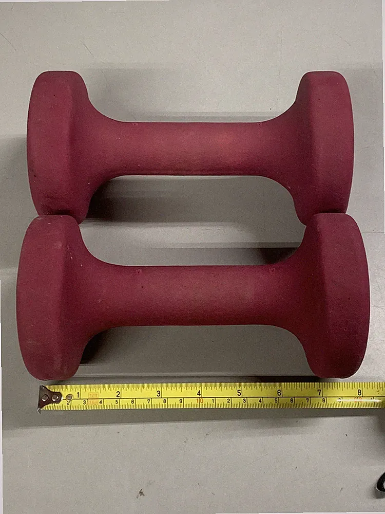 8 LB Dumbbell Pair (2) Non-Slip Coating Handheld Weights Set of 2