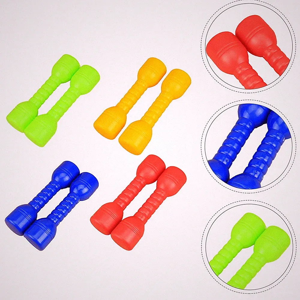 8 Pcs Adjustable Hand Weights Baby Workout Toys Toddler Dumbbells