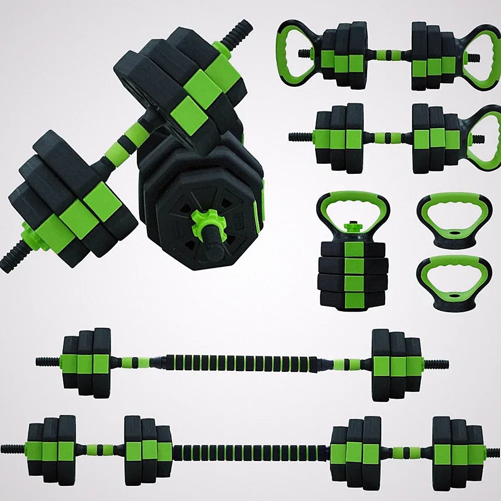 88LB 4-in-1 Adjustable Weight Set for Home Gym, Dumbbell To Barbell & Kettlebell