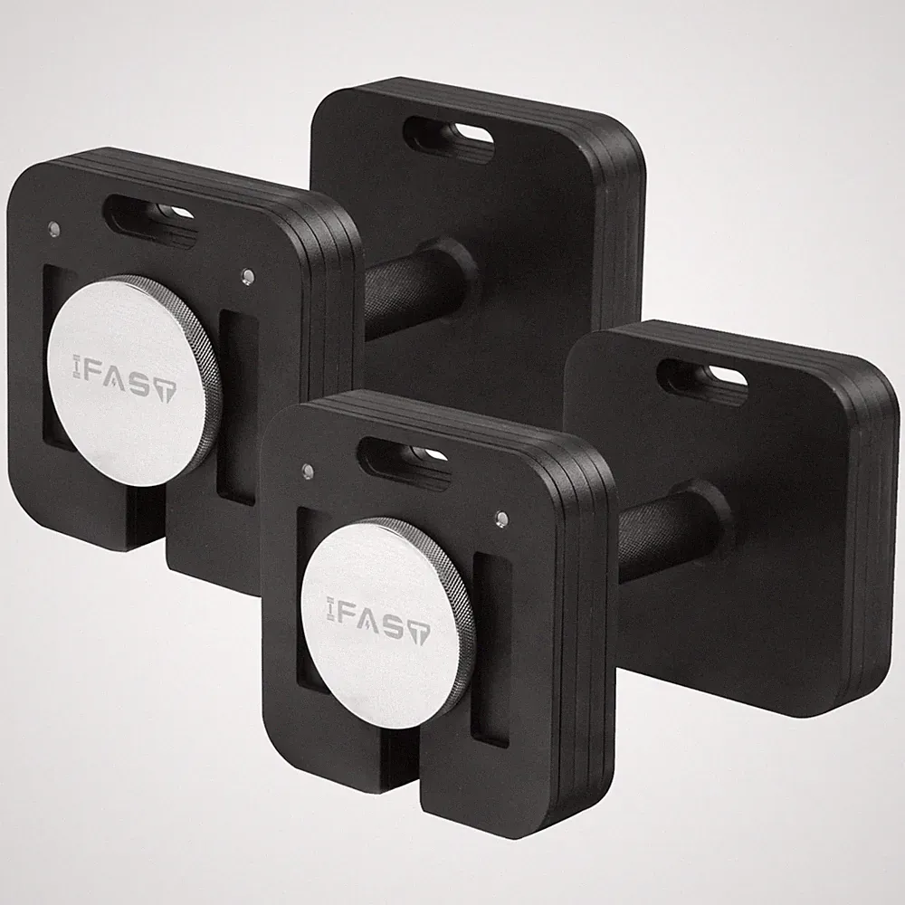 9-in-1 Adjustable Dumbbell Set 10-160 lbs Quick-Lock Cast Iron
