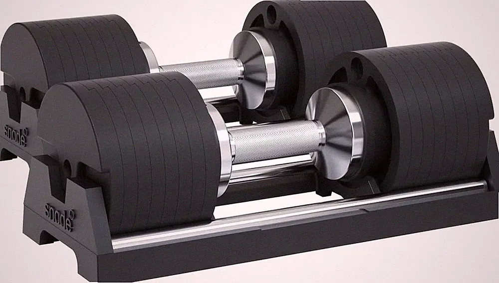 AD80 Drop Proof 80 Lbs Adjustable Dumbbell Set -Adjustable Weights with Cast Iro