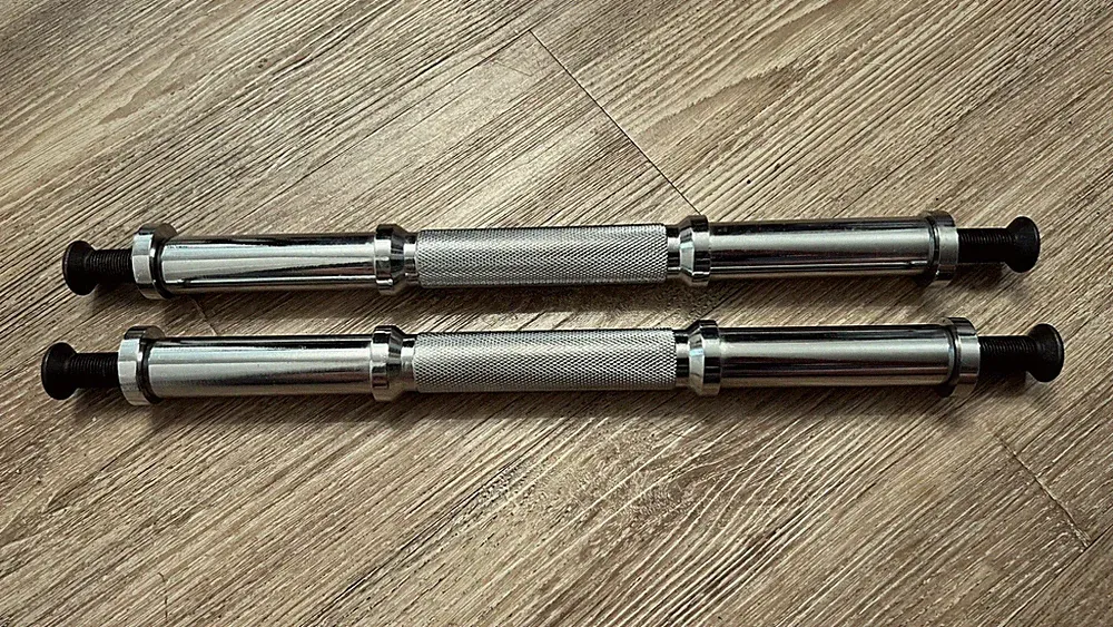 Ader Pro-Fixed Solid Dumbbell Handle, SDH-5 Sold as a Pair holds up to 100 lbs